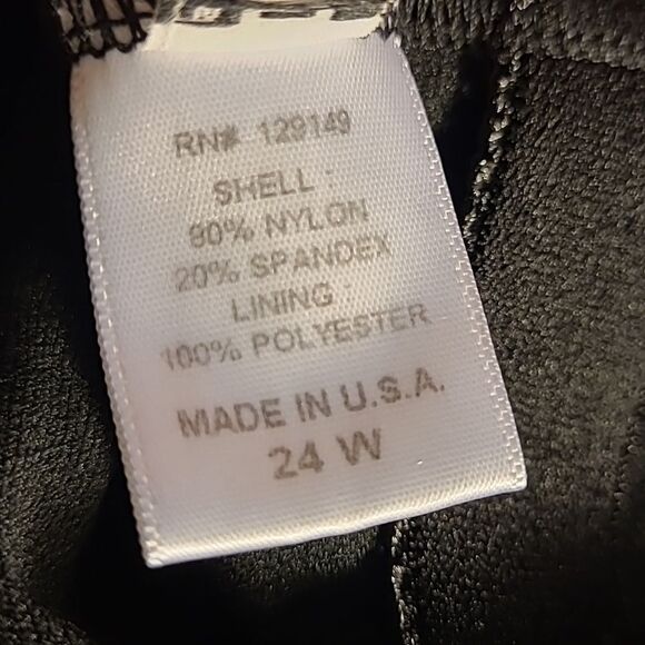 DIPPIN' DAISY'S swimwear sz 24W black - Picture 4 of 11